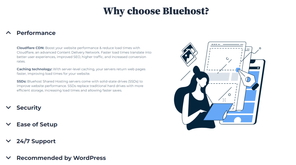 Hostinger vs Bluehost: Bluehost Performance and uptime